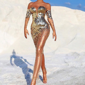 Women's spring elegant fairy party temperament dress